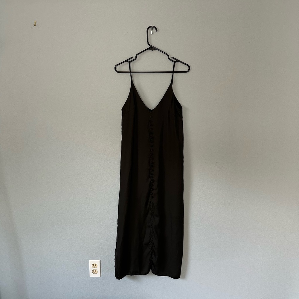 Perfect Stranger Black Maxi Dress